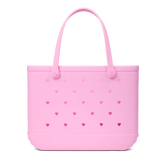 Original Bogg Bag - Cut Out Heart Pink Taffy