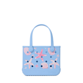 Bitty Bogg Bag - Carolina Blue Shells and Starfish