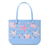 Original Bogg Bag - Carolina Blue Shells and Starfish