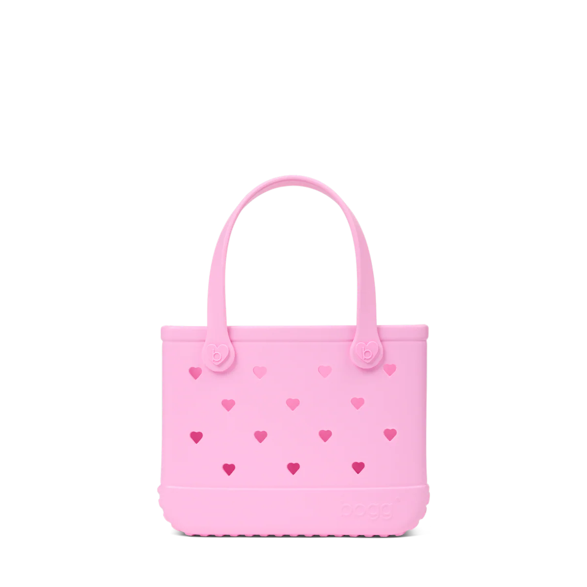 Bitty Bogg Bag - Cut Out Heart Pink Taffy