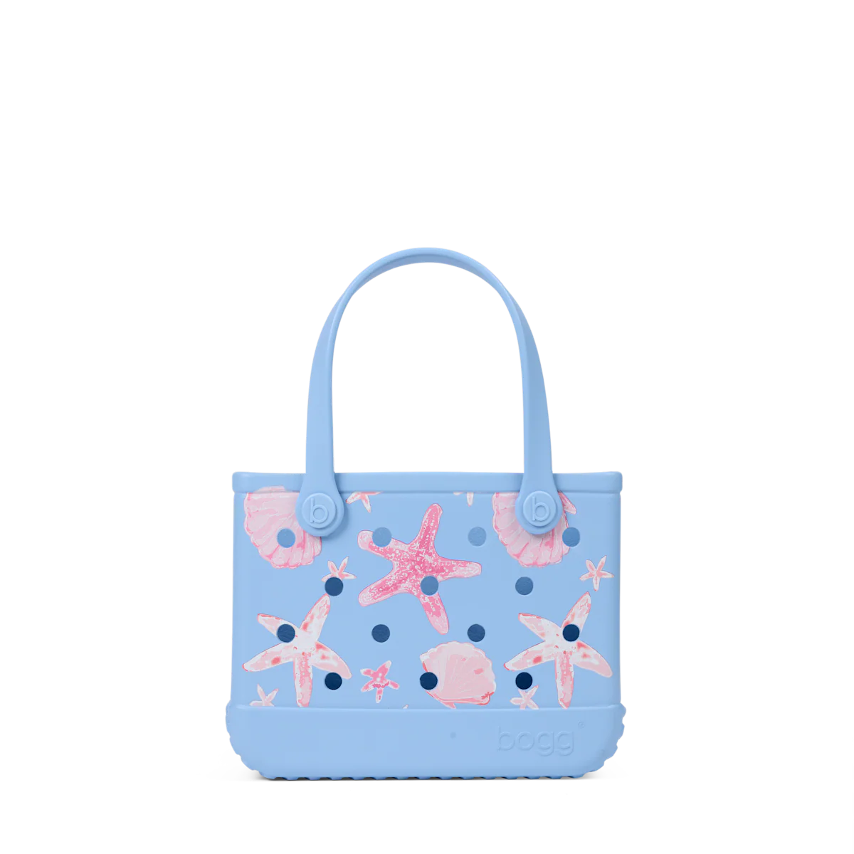 Bitty Bogg Bag - Carolina Blue Shells and Starfish