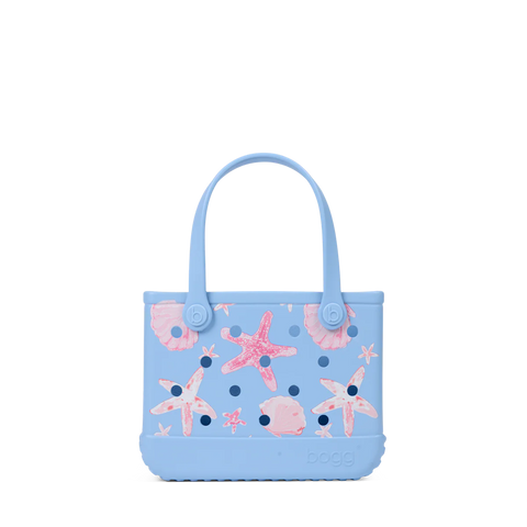 Bitty Bogg Bag - Carolina Blue Shells and Starfish