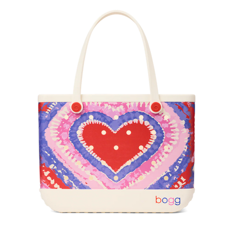 Original Bogg Bag - Dye-licious Heart Buoy Red