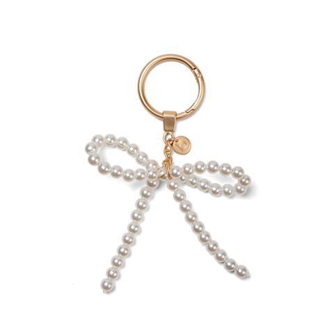 Bogg'd & Charmed  - White Pearl Bow