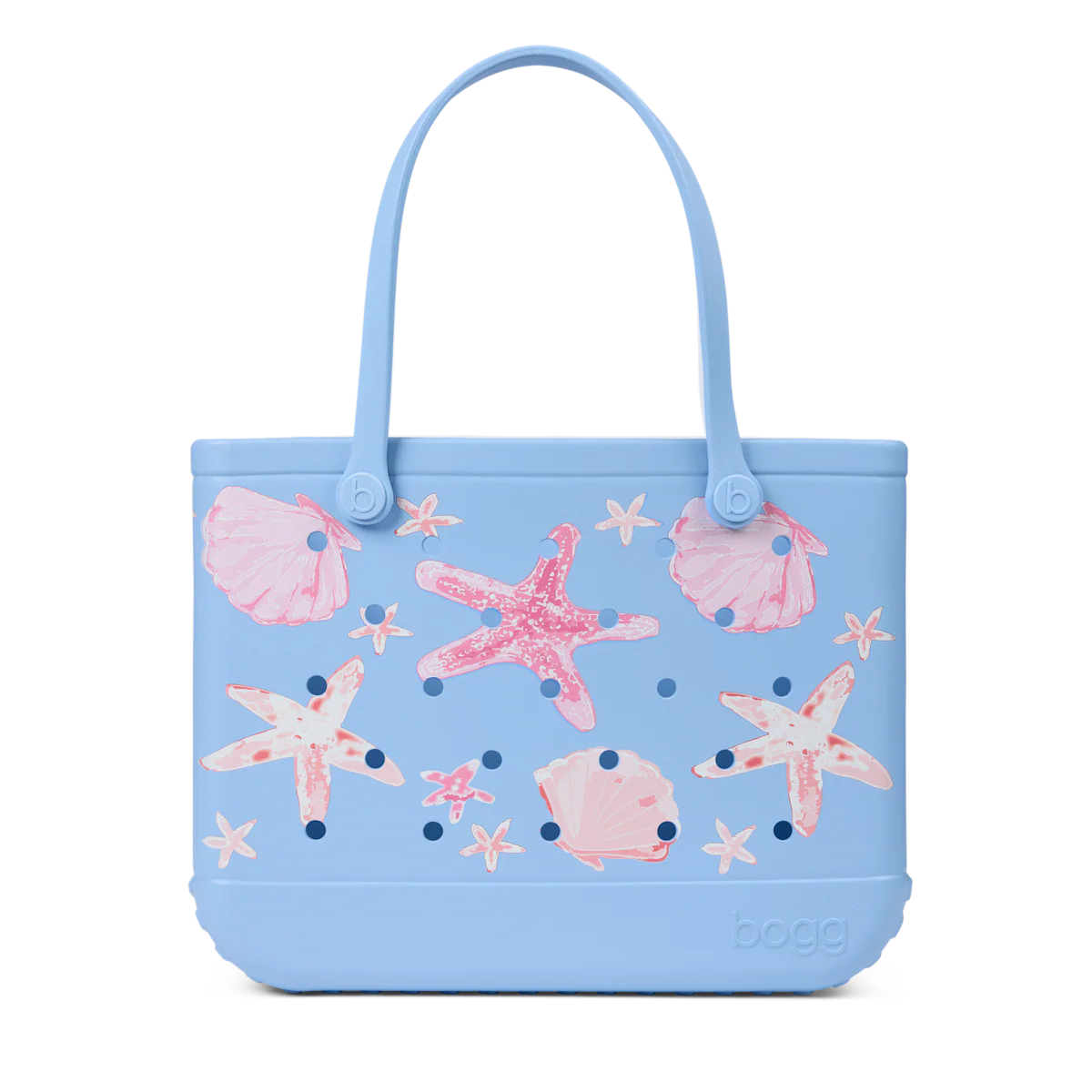 Original Bogg Bag - Carolina Blue Shells and Starfish