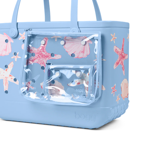 Original Bogg Bag - Carolina Blue Shells and Starfish