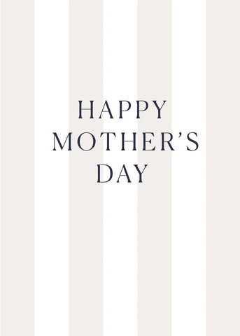 Mother's Day Stripes Greeting Card
