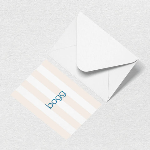 Bogg Stripes Greeting Card